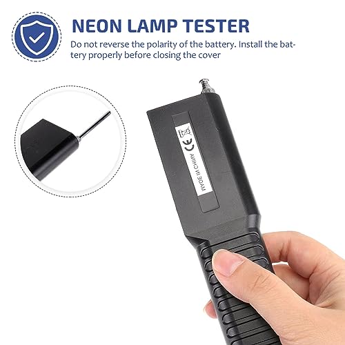 ULTECHNOVO Neon Light Tube LED Tester Portable Handheld Universal Lamp Detector Battery Powered for Lamp Light Tube (No Battery Included)