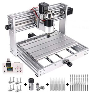 upgraded cnc router machine, mcwdoit engraving machine 3018pro-max 200w spindle engraver for woodworking and metal, grbl control 3 axis pcb milling machine wood router engraver