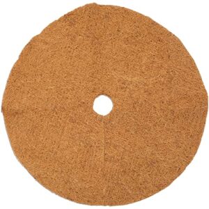 Coco Coir Mulch Disks for Plants (24 in, 4 Pack)