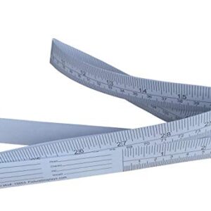 FixtureDisplays® 50" Paper Tape Measure Disposable Infant Head Ruler Physical Team Sports Measure 15053-100PK-NF