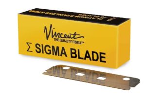 vincent sigma blade 35mm single edge platinum coated stainless steel