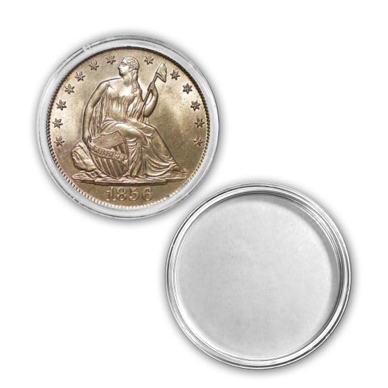 Guardhouse 30mm Direct Fit Coin Capsule for US Modern Half Dollar and Other Similar Sized Coins Pack of 100