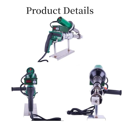 1600W Hand Extrusion Welder Gun Plastic Handheld Extruder Welding Gun PP HDPE LDPE Pipe Welding Machine (110V Extruder)