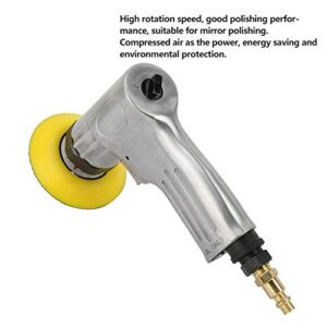 3 Inch Mini Air Angle Sander,2000RPM Professional Pneumatic Sander Polisher,with Grinding Disc,for Wood, Stone, Hardware, Crafts, etc