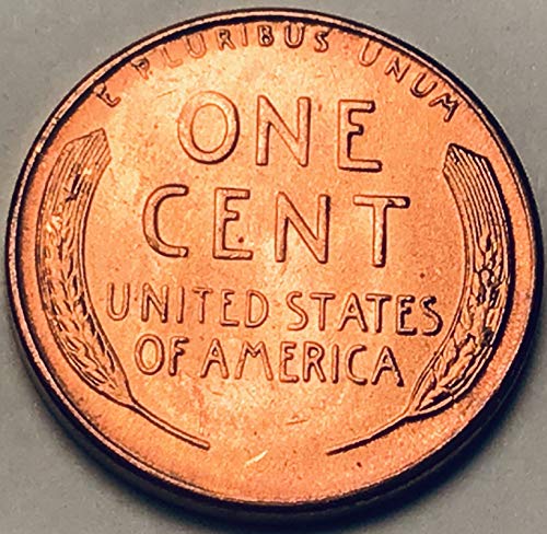 1955 S Lincoln Wheat Cent Red BU MS Penny Seller Mint State