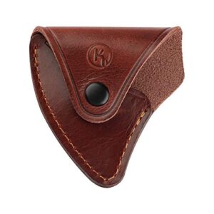 kosibate for t-hawk leather sheath, fits for woods chogan, kangee, nobo, tomahawks d2730-1