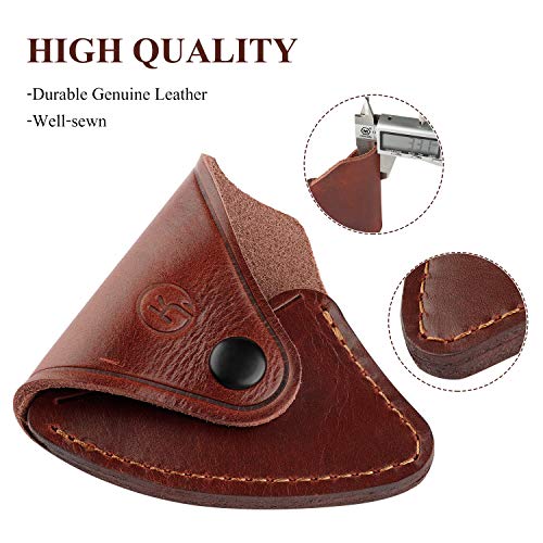 Kosibate for T-Hawk Leather Sheath, Fits for Woods Chogan, Kangee, Nobo, Tomahawks D2730-1