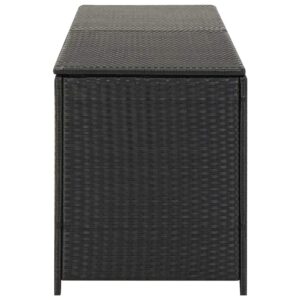 Canditree Outdoor Large Storage Box, Storage Container Poly Rattan for Garden Patio Backyard