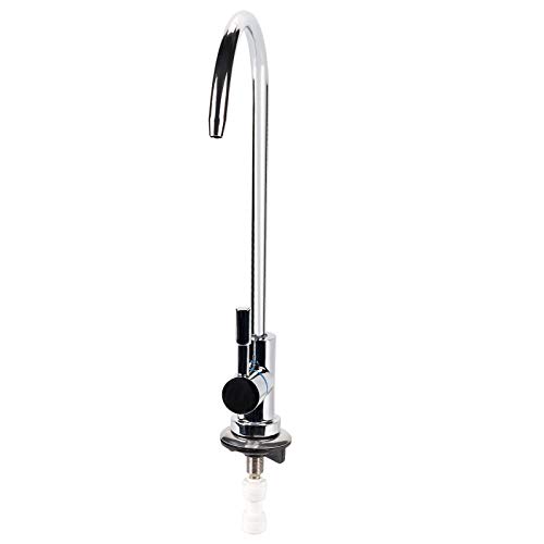 Maxmartt Drinking Water Faucet Mini Swan Neck Drinking Water Filter Tap RO Water Faucet Reverse Osmosis Purifier Filtration Drinking Water Filter Faucet