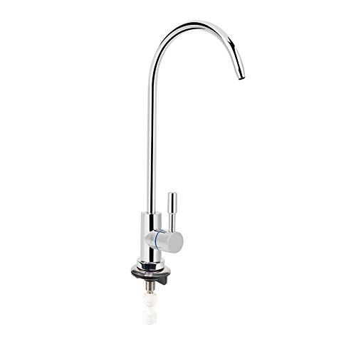 Maxmartt Drinking Water Faucet Mini Swan Neck Drinking Water Filter Tap RO Water Faucet Reverse Osmosis Purifier Filtration Drinking Water Filter Faucet