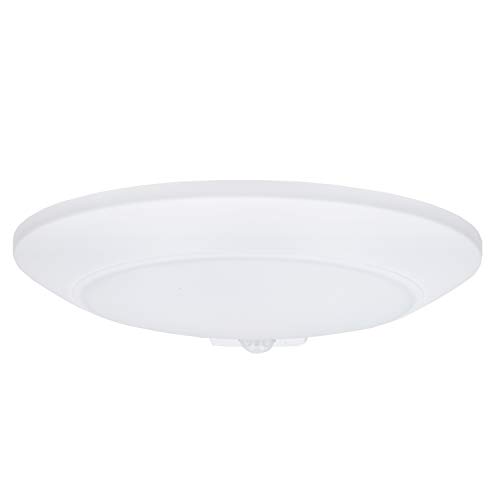 Maxxima 6 in. Round Motion Sensor LED Ceiling Mount Light Fixture - 3000K Warm White, 600 Lumens, Indoor Dome Light, Ideal for Closet, Hallway, or Kitchen Pantry Lighting