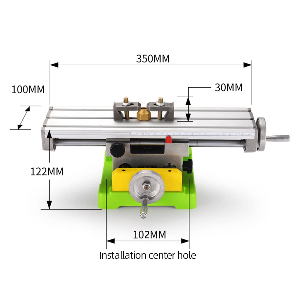 Mini Precision Milling Machine Worktable Multifunction Drill Vise Fixture Working Table(BG6350)