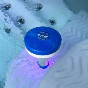 Hot Tub Spa Floater for 1" Bromine/Chlorine Tablets - Adjustable Feeder & Dispenser