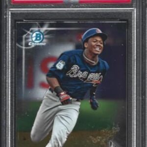 PSA 10 RONALD ACUNA JR. BOWMAN CHROME 2017 ROOKIE CARD GRADED PSA GEM MINT 10 BRAVES SUPERSTAR MVP FAVORITE