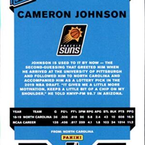 2019-20 Donruss Basketball #210 Cameron Johnson Phoenix Suns RC Rated Rookie Official NBA Trading Card (by Panini America)