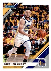 2019-20 donruss basketball #64 stephen curry golden state warriors official nba trading card by panini america