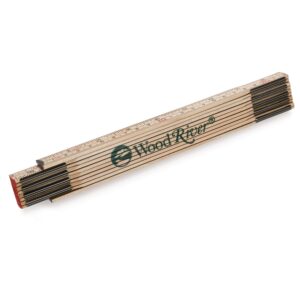WoodRiver Folding Rule Inches and Centimeters 6 Foot Long