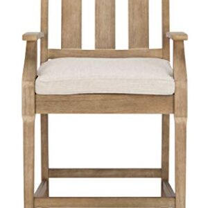 Safavieh Couture Patio Collection San Salvador Natural and White 25-inch Bar Stool (Set of 2)