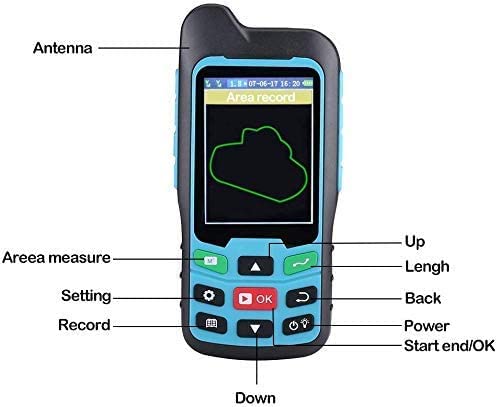 Handheld GPS Survey Equipment, BEVA GPS Land Measuring Instrument, Mini Handheld GPS Units for Mountainous Land, Slope and Flat Field