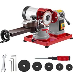 mophorn circular saw blade sharpener 5" grinding wheel size, rotary angle mill grinding machine 370w, saw blade sharpener machine for carbide tipped saw blades