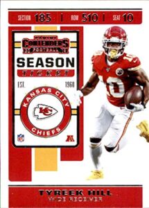 2019 panini contenders #40 tyreek hill kansas city chiefs football card