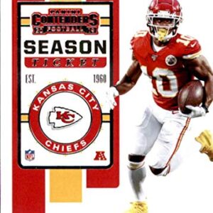 2019 Panini Contenders #40 Tyreek Hill Kansas City Chiefs Football Card