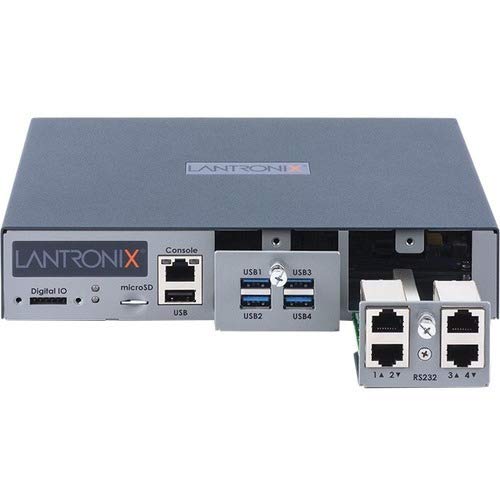 LANTRONIX EMG8500 Edge MNGMNT Gateway RS232 Serial 4-Port LTE Cell in