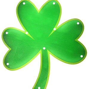 Impact Innovations Shamrock Lighted Window Decoration Indoor Outdoor Use 14” x 12.5”