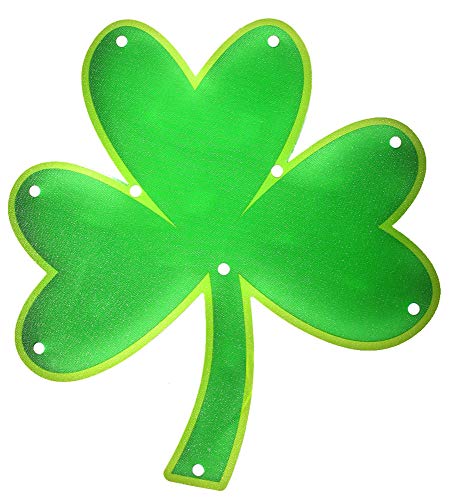 Impact Innovations Shamrock Lighted Window Decoration Indoor Outdoor Use 14” x 12.5”