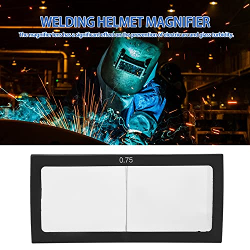 Magnifying Welding Lens, Eye-Protecting Welding Helmet Magnifier Lens 0.75/1.25/1.75/2.25 Diopter Welding Helmet Magnifier/Cheater Lens(1.25)