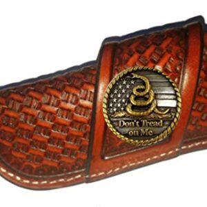 GENUINE TEXAS BRAND Custom Nocona DTOM Side Draw Knife Sheath right side