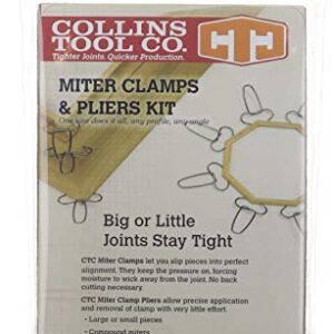 Collins Spring Loaded Pliers and 13 Miter Clamps - Proudly Made in The USA