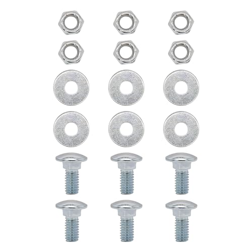 Huarntwo 6PK 710-0451 712-04063 Skid Slide Shoe Mounting Bolts Kit for MTD 784-5580 Snow Blower