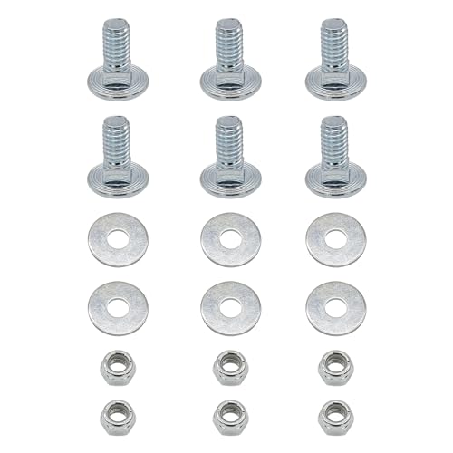 Huarntwo 6PK 710-0451 712-04063 Skid Slide Shoe Mounting Bolts Kit for MTD 784-5580 Snow Blower