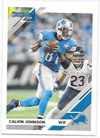 calvin johnson 2019 donruss detroit lions card #97