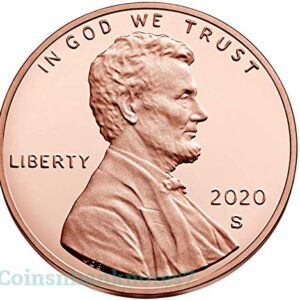 2020 S Lincoln Shield 2020 S Lincoln Shield Cent Proof 1C Deep Cameo Penny Proof DCAM