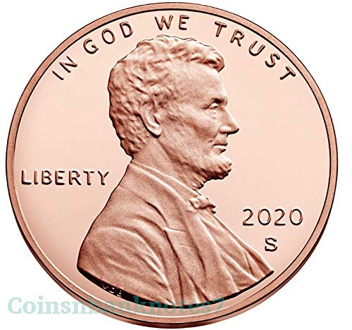 2020 S Lincoln Shield 2020 S Lincoln Shield Cent Proof 1C Deep Cameo Penny Proof DCAM