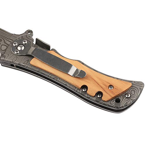 Fanfoobi Engraved Tactical Pocket Knife with Letter G (from Alphabet 26 A-Z), Boyfriend Gifts, Husband Gift, Birthday Gifts for Men, Valentines Day Gifts For Men