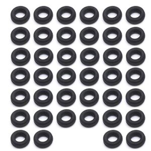 40 pieces (20 pairs) eyeglasses temple tips sleeve retainers silicone anti-slip round eyeglass retainers for spectacle sunglasses reading glasses eyewear children's eyeglass, black
