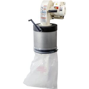 grizzly industrial g0785-1 hp wall-mount dust collector with canister filter