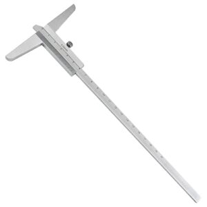 utoolmart depth gauge vernier caliper 200mm x 0.02mm carbon steel measuring tool 1pcs