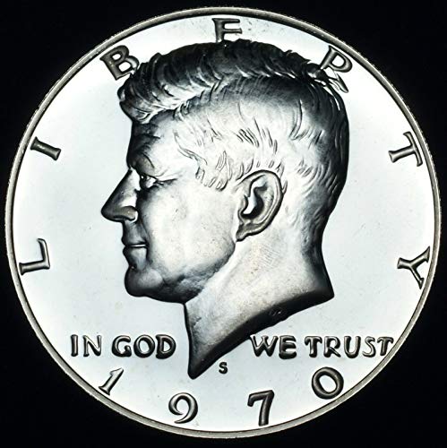 1970 S Silver Kennedy Half Dollar - Exceptional Coin - US Mint Gem Proof -