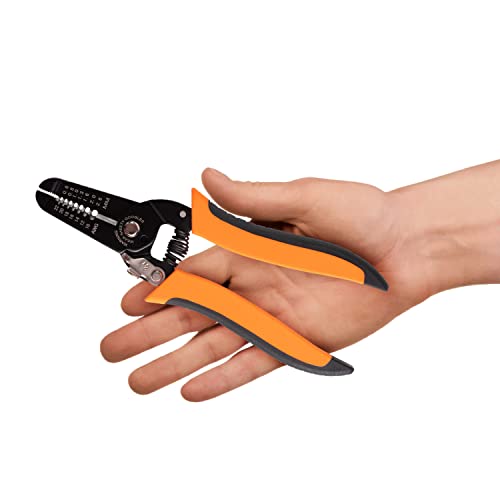 Wirefy Wire Stripper and Cutter - Wire Stripping Tool for Solid and Stranded Wires 22-10 AWG