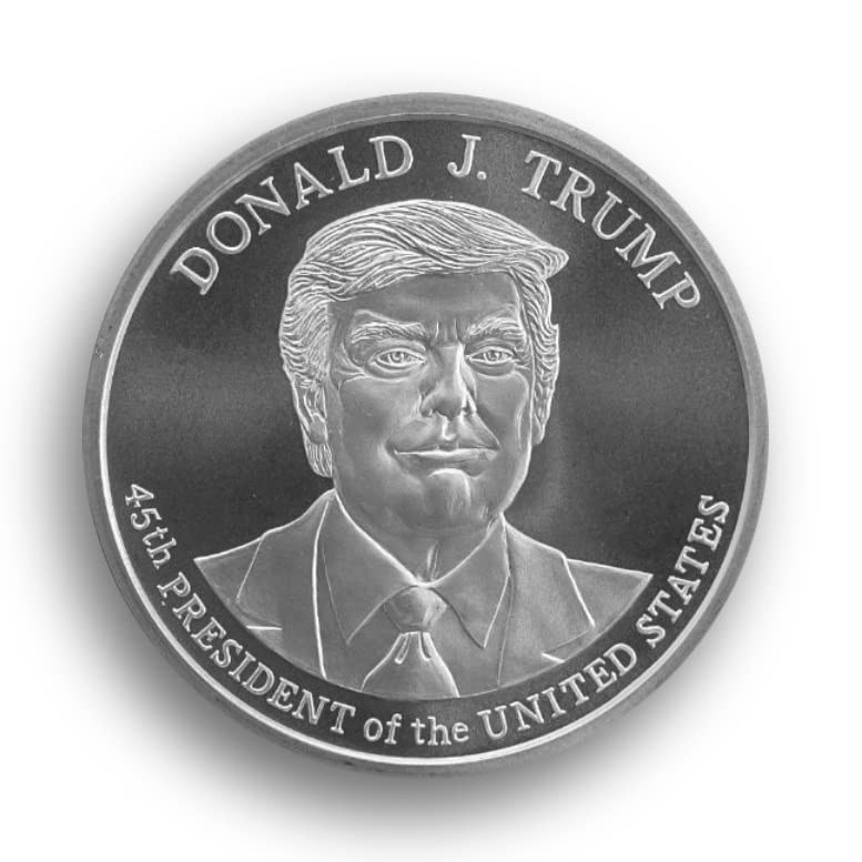 2020 Silver Donald Trump Private Mintage, 45th Presidential, Limited Edition Mint. 1 Troy Oz .999 Fine Silver Round