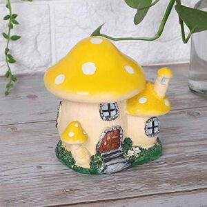Fdit Simulation Miniature Mushroom Decor Bonsai Landscape Decoration Home Garden Ornament Craft