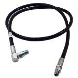 professional parts warehouse aftermarket meyer 21856 angle hydraulic hose 1/4" x 45" w/swivel - each