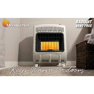 Mr. Heater 30000 BTU Vent Free Radiant Propane Indoor and Outdoor Wall or Floor Heater with Thermostat for Spaces up to 750 Square Feet, (3 Pack)