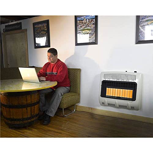 Mr. Heater 30000 BTU Vent Free Radiant Propane Indoor and Outdoor Wall or Floor Heater with Thermostat for Spaces up to 750 Square Feet, (3 Pack)