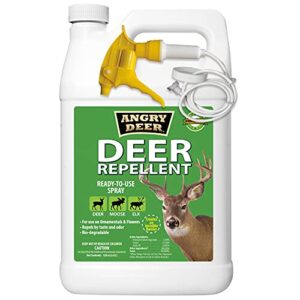 harris deer repellent, long lasting ready to use plant safe formula, 128oz