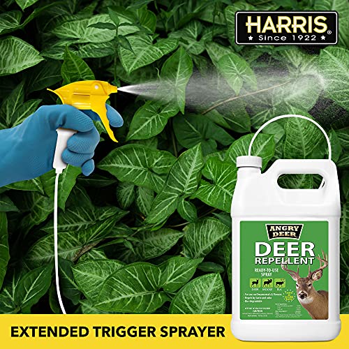 Harris Deer Repellent, Long Lasting Ready to Use Plant Safe Formula, 128oz